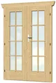 Produktbild: Skanholz Doppelflügeltür, 123,4 x 193 cm, vollvergalst