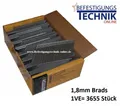 Produktbild: Bostitch FN1540 1,8x64mm Stauchkopf Nägel Brads für N62FNSP-E N60 N62 BR-11 3,65