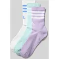 Produktbild: adidas Sportswear Socken mit Label-Detail im 3er-Pack in Flieder, Größe 35-38