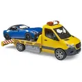 Produktbild: Bruder® Spielzeug-Abschlepper Sprinter Autotransporter mit Light & Sound 02675 gelb