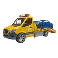Produktbild: BRUDER Spielzeug MB Sprinter Autotransporter, Abschleppwagen, Light & Sound, 1:16 12147