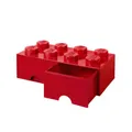 Produktbild: Lego Opslag Baksteen 8 met laden, Plastik, Rot, 50,2 x 25,2 x cm, 1 Einheiten