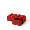 Produktbild: Lego Opslag Baksteen 8 met laden, Plastik, Rot, 50,2 x 25,2 x cm, 1 Einheiten