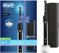 Produktbild: Oral-B PRO 1 750 Black Edition Zahnbürste – Drucksensor + Reiseetui