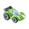 Produktbild: HABA 305561 - Kullerbü – Grüner Sportwagen, Spielzeugauto ab 2 Jahren mit Schwungmotor, als Ergänzung zur Kullerbü-Bahn und für freies Spiel, Rennauto mit Schwungmotor zur Kullerbü Kugelbahn