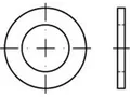 Produktbild: 100 x Scheiben DIN 433 -1 A 4 13 A 4, CAB FASTENING