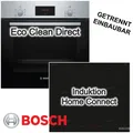 Produktbild: BOSCH Backofenset 3D Heißluft EcoCleanDirect Induktionskochfeld HomeConnect