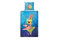 Produktbild: MTOnlinehandel Kinderbettwäsche Schwammkopf SpongeBob, Wende-Motiv für Kinder, Patrick und Gary, Mikrofaser, 2 teilig, 80x80 cm x 135x200 cm, für Jungen und Mädchen