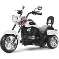 Produktbild: Costway - 6v Elektro Motorrad Mit Verstellbaren Scheinwerfer, Dreirad Kindermotorrad Mit Sound Und Hupe, Elektromotorrad 2,5-3 Km/h Für Kinder Ab 3 Jahren Weiss