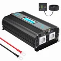 Produktbild: 1500W Spannungswandler 12V auf 230V Reiner Sinus Wechselrichter Power Inverter