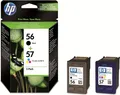 Produktbild: Druckerpatronen HP 56/57 Multipack Schwarz,Tri Colour 