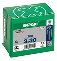 Produktbild: SPAX Senkkopf T10 Vollgewinde, 3x30, WIROX, S-Spitze, 200 Stk