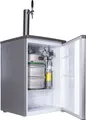 Produktbild: Komplette Bierbar / Zapfanlage für max. 30l Fass Silber/Grau Flachkeg(A) 2Kg Co²