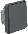 Produktbild: Berker 50453515 Taster-Einsatz mit Wippe, Schließer, W.1, grau matt