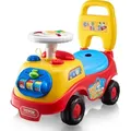 Produktbild: VEVOR Aufsitzauto für Kleinkinder, Alter 1–3, Ride Racer,Aufsitzspielzeug ,klassisches Aufsitzauto für Kinder mit Musiklenkrad, Hupe und Staura...