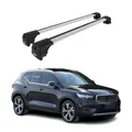 Produktbild: OMAC Dachträger für Volvo XC40 2018-2026 Aluminium Silber 2 Stangen | ISO/PAS 11154:2006 geprüft, Abschließbar, City-Crash-getestet, bis 75 kg Traglast, Querträger, Grundträger