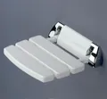 Produktbild: Duschsitz Dusche Sitz Duschklappsitz weiss/chrom TÜV/GS