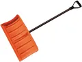 Produktbild: Bradas Schneeschieber mit Metallstiel schwarz/orange