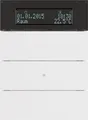 Produktbild: Berker 75663599 B.IQ Tastsensor 3-fach Temperaturregler Display polarweiß matt