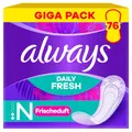 Produktbild: Always Daily Fresh Normal Slipeinlagen 76 Stück, Mit Frischeduft, Für Frische Und Schutz
