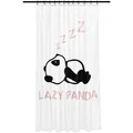 Produktbild: See-Mann-Garn Duschvorhang Schwarz Weiss PANDA 180 x 200 cm