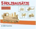 Produktbild: Donau Elektronik Holzbausatz 5 x Technik / M850