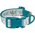 Produktbild: TRIXIE Hunde-Halsband BE NORDIC Halsband, extra breit - petrol - 40–60 cm/38 mm, Baumwolle, Gurtband 40–60 cm/38 mm
