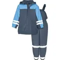 Produktbild: Playshoes Regenoverall Regen-Anzug mit Fleece-Futter blau 86
