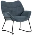 Produktbild: Sessel Aliano blau Loungesessel Relaxsessel bequemer Polstersessel