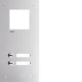 Produktbild: Hager RTQ102X Frontplatte Edelstahl