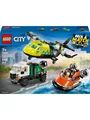 Produktbild: LEGO City 60505 Kombinationsset mit Flugzeug, Wartungsfahrzeug und Luftkissenboot