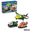 Produktbild: LEGO City 60505 Kombinationsset mit Flugzeug, Wartungsfahrzeug und Luftkissenboot 60505