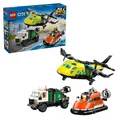 Produktbild: LEGO City 60505 Kombinationsset mit Flugzeug, Wartungsfahrzeug und Luftkissenboo