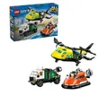 Produktbild: LEGO City 60505 Kombinationsset mit Flugzeug, Wartungsfahrzeug uLuftkissenboot