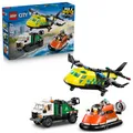 Produktbild: LEGO® City 60505 Kombinationsset mit Flugzeug, Wartungsfahrzeug Luftkissenboot
