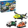 Produktbild: LEGO® City 60505 Kombinationsset mit Flugzeug, Wartungsfahrzeug und Luftkissenbo