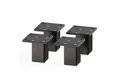 Produktbild: sossai® Möbelfuß MFV2, 4er Set, Farbe: Schwarz, (4-St), Farbe: Schwarz