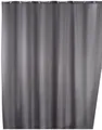 Produktbild: WENKO Duschvorhang Uni Grey Breite 180 cm, Höhe 200 cm, Polyester, waschbar