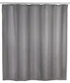 Produktbild: WENKO Dusch Vorhang UNI 180x200 cm Badewannen Anti Schimmel Dusche inkl. Ringe