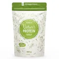 Produktbild: Nutri + Protein Shake Vanille 500 g - natürliches Proteinpulver ohne Süßungsmittel - 83,1% Eiweiß - pflanzliches Eiweißpulver vegan & glutenfrei