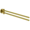 Produktbild: Grohe Essentials Handtuchhalter 40371GN1 2-armig, schwenkbar, 43,9cm, cool sunrise gebürstet
