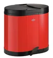 Produktbild: WESCO ÖKOSAMMLER 170 in ROT mit 30 (2x 15) Liter Volumen und Fußtritt / 2-fac...