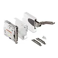 Produktbild: Klappenbeschlag Blum® AVENTOS HK 20K2300 (LF 480-1500) mit Blumotion für Hochklappen Öffnungswinkel 107° inkl. Abdeckkappen seidenweiß und Frontbefestigungsset