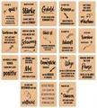 Produktbild: Set 18 Postkarten Leben & Momente mit schönen Sprüchen gedruckt auf hochwerti...