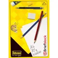 Produktbild: Idena Briefblock, DIN A4, 50 Blatt, 70 g, blanko, kopfgeleimt