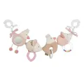 Produktbild: Fehn Kinderwagenkette feehnLAND – Mobile-Kette mit niedlichen Anhänger-Figuren zum flexiblen Aufhängen an Kinderwagen, Babyschale, Bettchen, Wiege, Spielbogen für Babys und Kleinkinder ab Geburt
