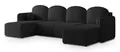Produktbild: Masseno Ecksofa NUBERO Q mit Schlaffunktion U-Form, Sofa mit Bettkasten, Wohnzimmersofa, Couch, Soffa, Bettsofa, Couchgarnitur- Schwarz, Quelle 100