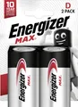 Produktbild: Energizer Max Alkaline Batterie Mono D 1,5 V, 2er Pack