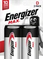 Produktbild: Energizer Batterie Alkaline, Mono, D, LR20, 1.5V Max, Retail Blister (2-Pack) E302306807