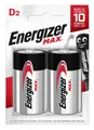 Produktbild: 7638900426823 ENERGIZER BATTERY MAX D LR20, 2 pcs. ECO packaging ENERGIZER